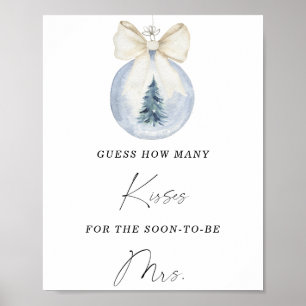 Vinter hur många kisses möhippa-spel poster