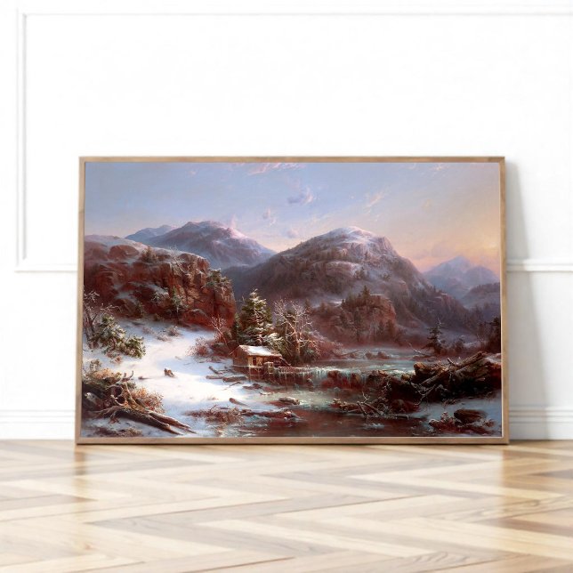 Vinter i bergen poster (Skapare uppladdad)