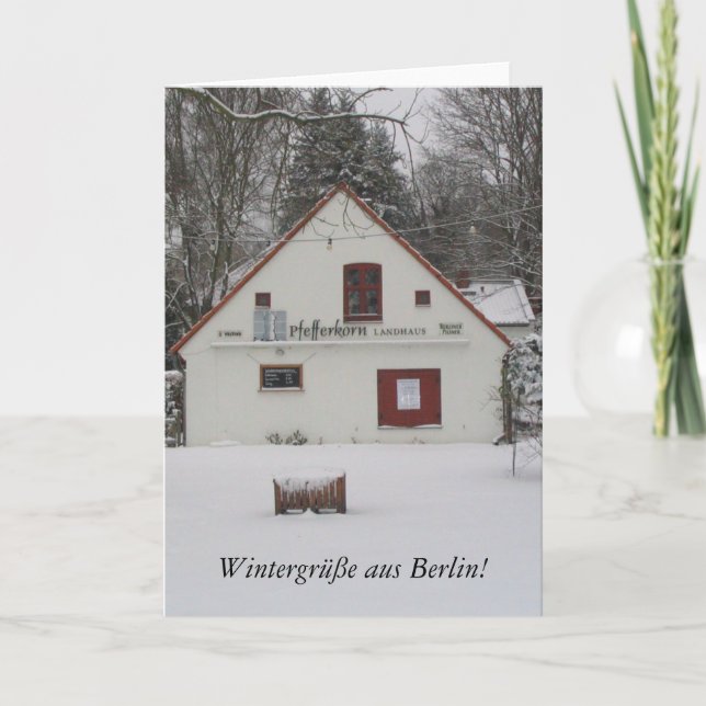 Vinter i Berlin Kort (Framsida)