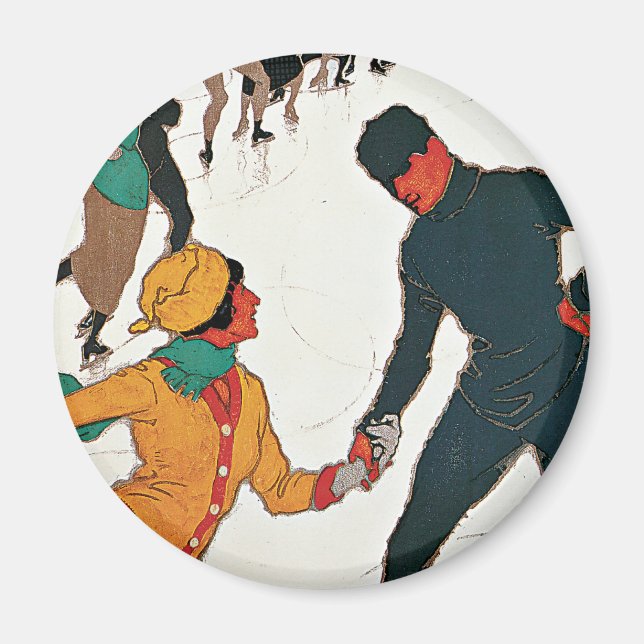 Vinter i Davos Magnet (Framsidan)