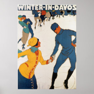 Vinter i Davos Poster