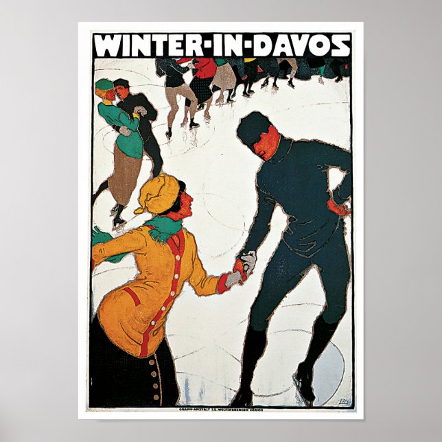 Vinter i Davos Poster (Framsidan)