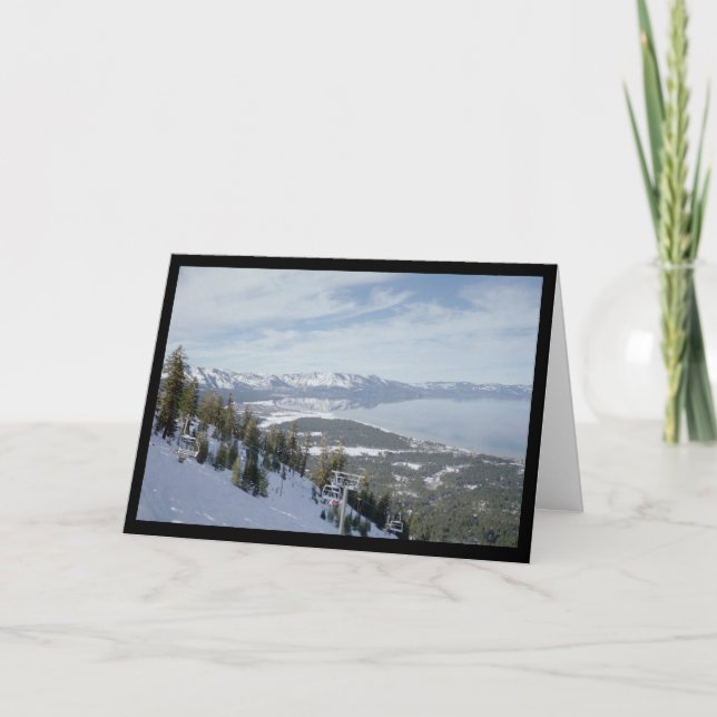 Vinter i den Tahoe- sången av solenoid. Kort (Framsida)