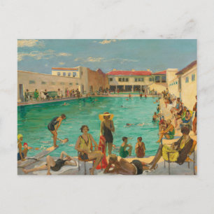 Vinter i Florida Sir John Lavery Vykort