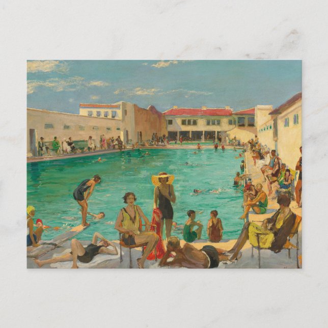 Vinter i Florida | Sir John Lavery Vykort (Framsida)