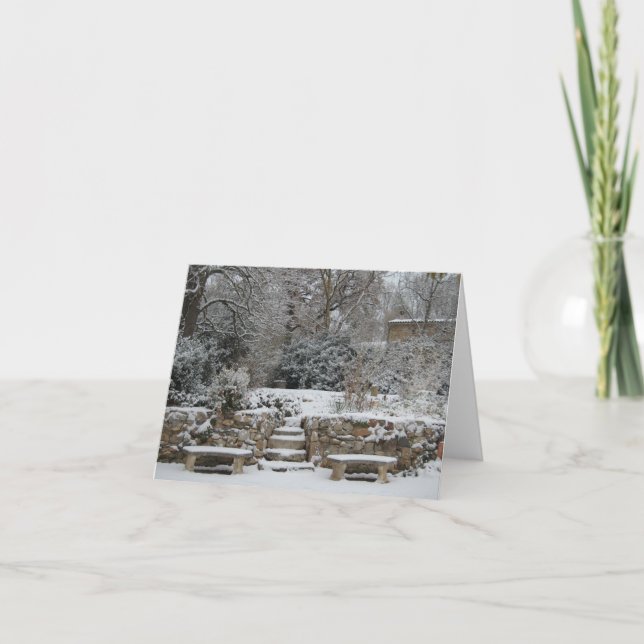 Vinter i frankriken helgkort (Framsida)