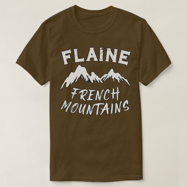Vinter i Fransk Flaine T Shirt (Design framsida)