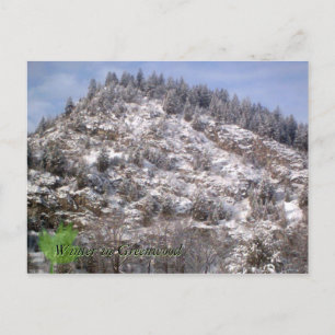 Vinter i Greenwood-vykort Vykort