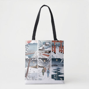 Vinter i Japan Tröja Tygkasse