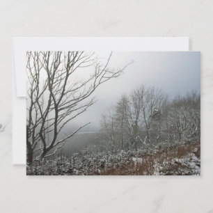 Vinter i Macclesfield-skogskortet Tack Kort