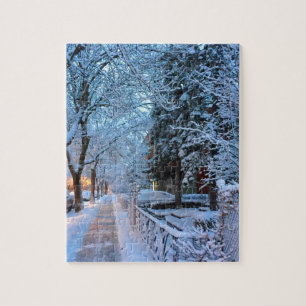 Vinter i Montreal Pussel