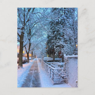 Vinter i Montreal Vykort