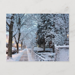 Vinter i Montreal Vykort