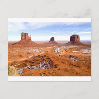 Vinter i Monument Valley Vykort