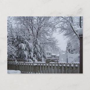 Vinter i New jersey Vykort