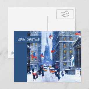Vinter i New York. Jul Helg Vykort