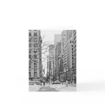 Vinter i New York Notecard