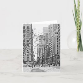 Vinter i New York Notecard Kort
