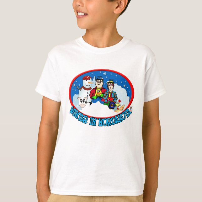Vinter i Nordakota T Shirt (Framsida)