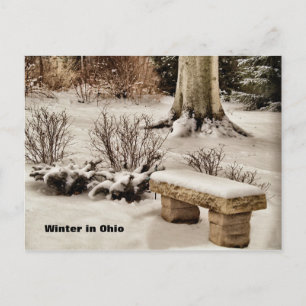 Vinter i Ohio Vykort