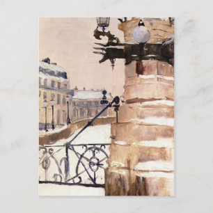 Vinter i Paris av Frits Thaulow Vykort
