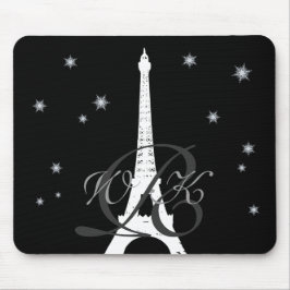 Vinter i Paris Mouse Pad Musmatta
