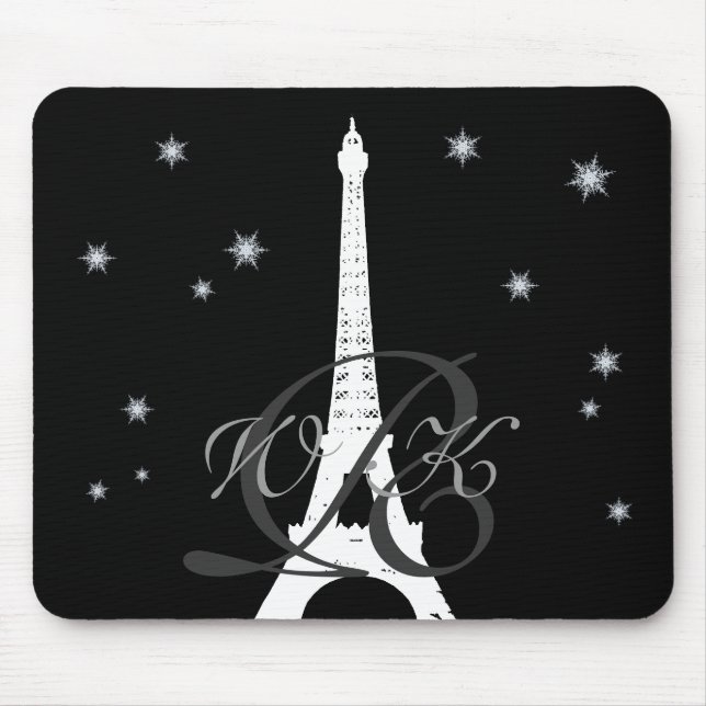 Vinter i Paris Mouse Pad Musmatta (Framsidan)