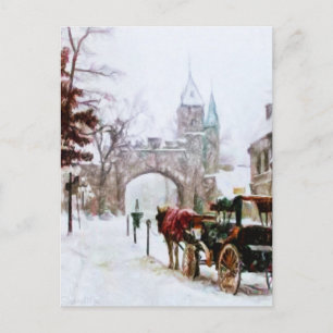 Vinter i Quebec City av Shawna Mac vykort