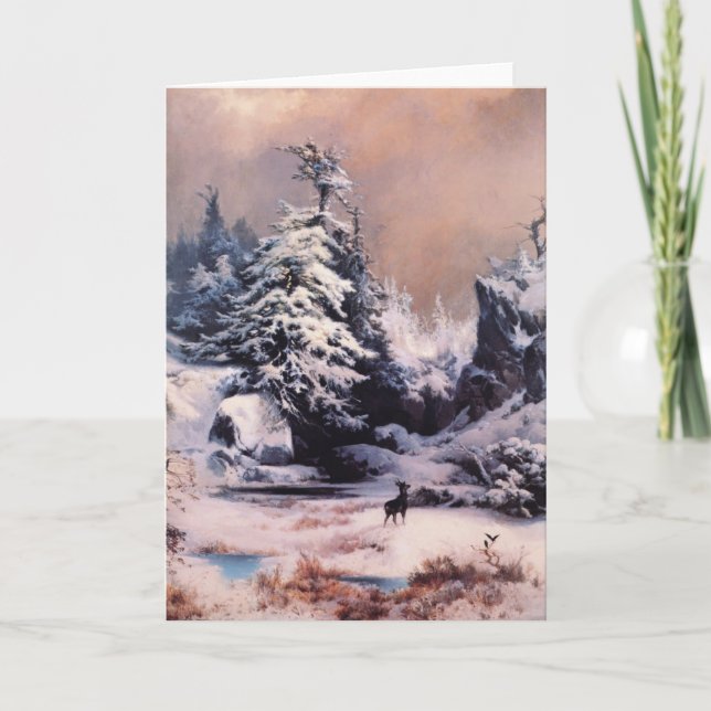 Vinter i Rockiesna - 1867 Kort (Framsida)