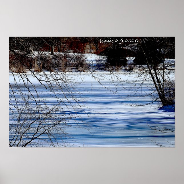 Vinter i södra Jersey Poster (Framsidan)