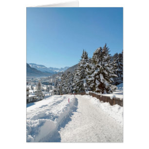 Vinter i St. Moritz Hälsningskort