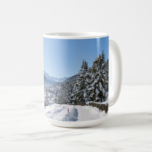Vinter i St. Moritz Kaffemugg (Framsida höger)