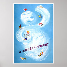 Vinter i Tyskland Affisch