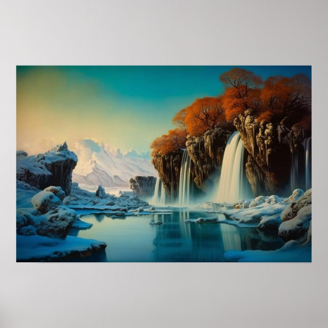 Vinter i Valley Falls Poster (Framsidan)