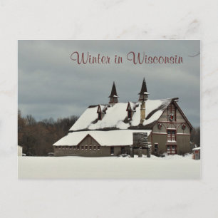 Vinter i Wisconsin Helg Vykort
