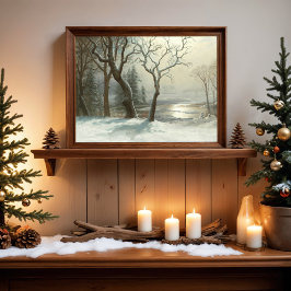 Vinter i Yosemite av Albert Bierstadt Poster