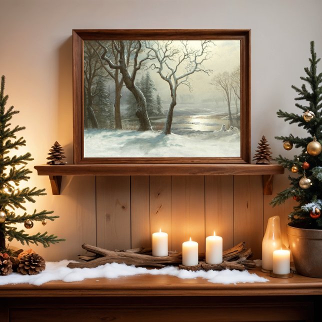 Vinter i Yosemite av Albert Bierstadt Poster (Skapare uppladdad)