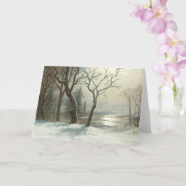 Vinter i Yosemite av Albert Bierstadt Winter Kort