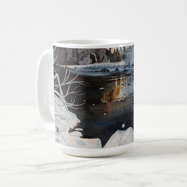 Vinter i Yosemite, av Gary Poling Kaffemugg (Framsida vänster)