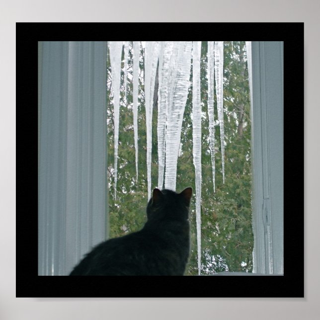 Vinter Icicles Poster (Framsidan)