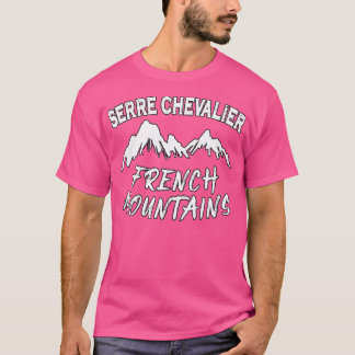 Vinter in Fransk Serre Chevalier T Shirt