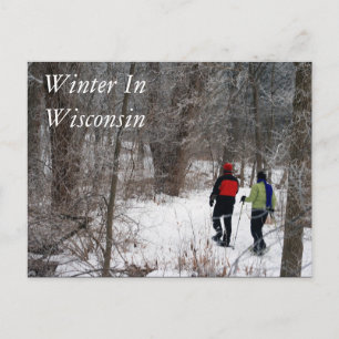 Vinter in Wisconsin Vykort