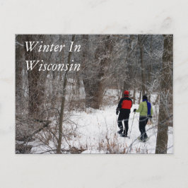 Vinter in Wisconsin Vykort