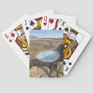 Vinter Island Snölandskap Lekkort Casinokort