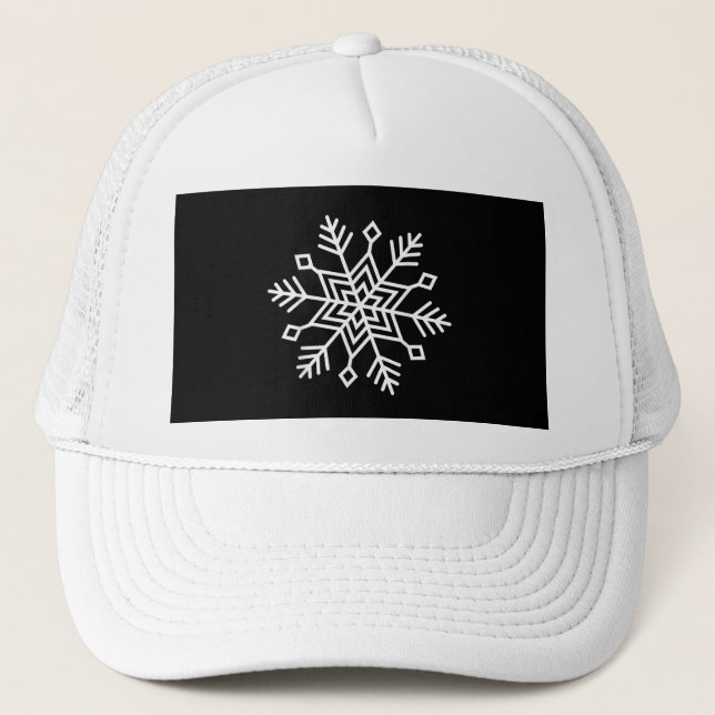 Vinter jul snöflinga matchande familj festlig keps (Framsida)