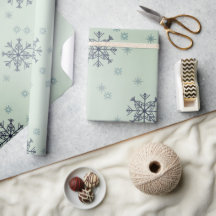 Vinter jul snöflingor Snö Grön