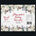 Vinter jul vit blomster chipspåse omslag reklamblad<br><div class="desc">Vinter jul vit blomster chipspåse omslag</div>