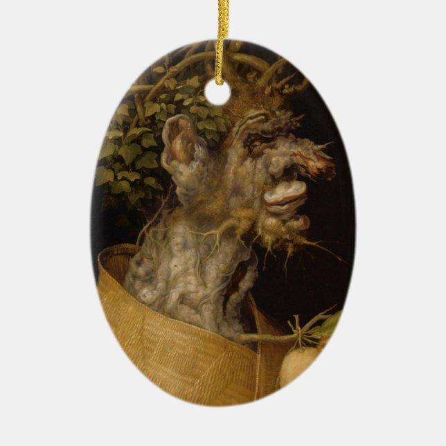 Vinter Julgransprydnad Keramik (Framsidan)