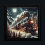 Vinter/julnatt tåg minnesask<br><div class="desc">.</div>