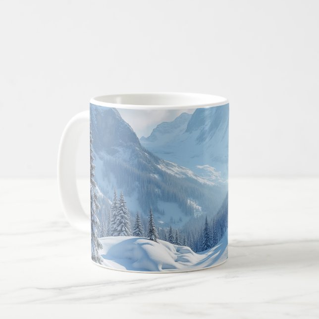 vinter kaffemugg (Framsida vänster)